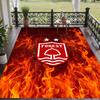 Soft Floor Carpet Nottingham Forest Football Pattern Area Rug Decorative Mat For Home Room Decoration