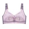 Women's Non-Magnetic, Thin, Large-Size Bra: Breast Reduction, Slimming, Anti-Sagging, No Steel Ring, Side Collection Design.