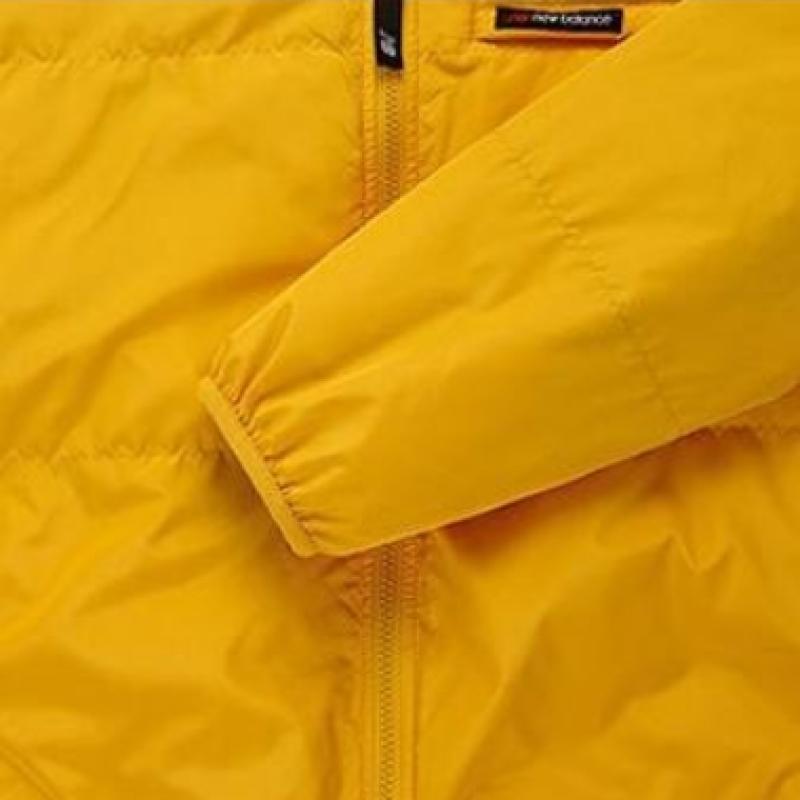 New Balance Unisex Reversible Duck Down Padded Jumper Yellow