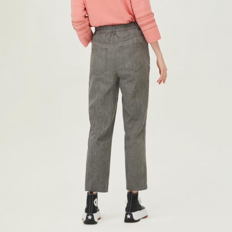  Benetton  Benetton Inner Banding Pearl Print Baggy Denim Pants Badp06241 Gr