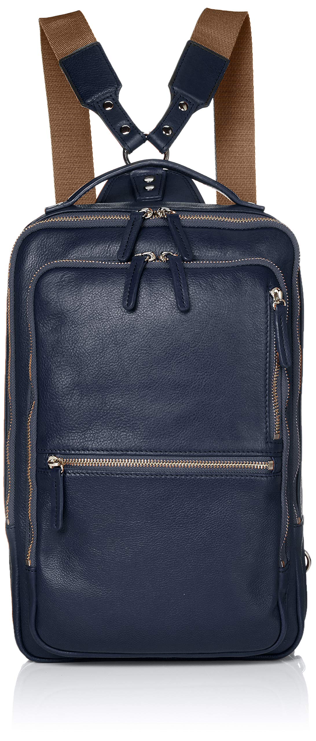 

Рюкзак-трансформер Cherica из натуральной кожи, PIPE, темно-синий