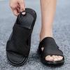 Herrensandalen in Übergröße Sommer Casual Sport Lochschuhe Weichsohle Outdoor Strandschuhe Ein Pedal Zwei Fahrschuhe
