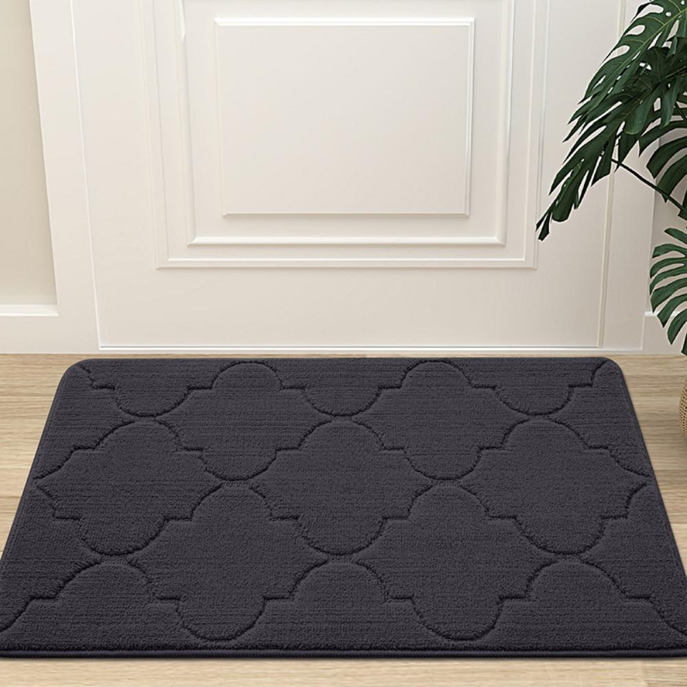 Irregular Emboss Bathroom Cashmere Thickening Mat Bath Non-slip Carpets In Wash Basin Bathtub Side Floor Rug Shower Room Doormat Memory Foam 3D Pad