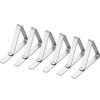 LMETJMA 12Pcs Tablecloth Clips Heavy Duty Picnic Table Clips Stainless Steel Table Cloth Cover Clamps Table Cloth Holders JT199