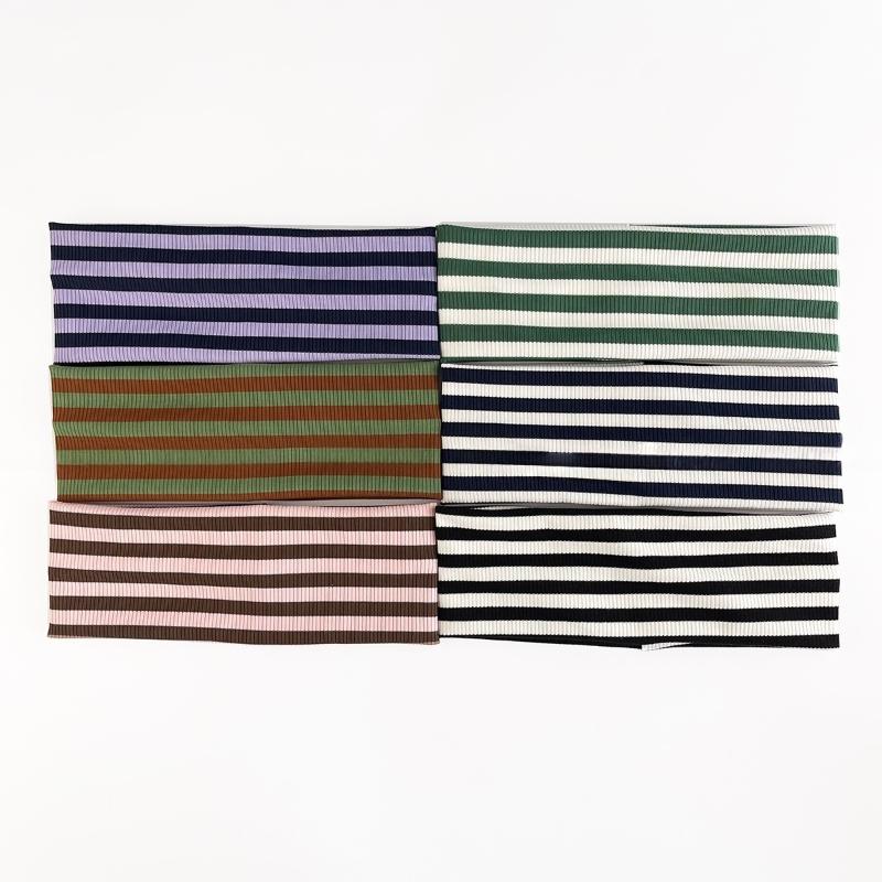 Unisex Fashion Striped Headband Comfortable Versatile Hair Accessory for Yoga and Sports