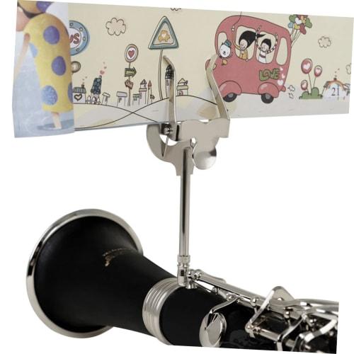 ULDIGI Clarinet Lyre Holder, Music Note Clip, Durable Instrument Accessory for Music Students