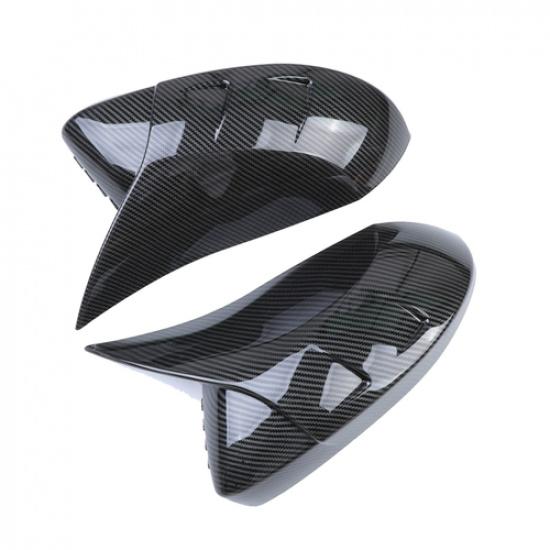 Carbon Fiber OX Horn Rearview Mirror Cover 2pcs For Toyota Corolla -2026