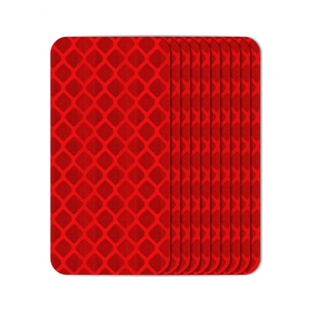 10 Pcs Bicycle Reflective Decal Reflective Sticker Reflective Safety Stickers High Visibility Waterproof Tape for Vehicles