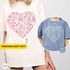 Heart Bachelorette Shirts for Coquette Girly Doodles Heart Bachelorette Tee Party Bridal Shower Gift Bridesmaid TShirt for Bachelorette Gift