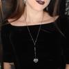 Y2k Gothic Cross Heart Wings Gothic Necklace Victorian Vampire