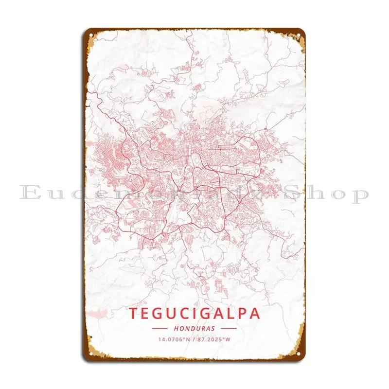 Tegucigalpa Honduras Metal Plaque Wall Cave Cave Bar Customized Bar Tin Sign Poster 20x30cm（7.8x11.8inch）