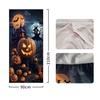 Halloween Pattern Stretch Carpet Fabric Door Cover - Easy Installation