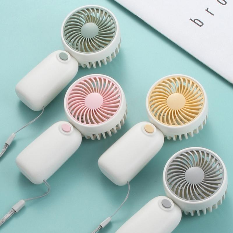 Rechargeable Pocket Fan Lightweight Portable Cooling Device For Office Camping Commuting With Silents Operations