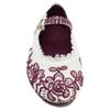 Zara Cotton Vintage Round Toe Flat Embroidered Lace Trim Round Toe Ballet Casual Shoes Women Flats White 13528510850