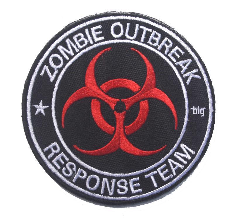 Zombie Outbreak Response Team Embroidered Velcro Patch