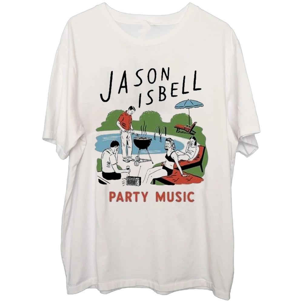 

Jason Isbell And The 400 Unit Party Time White S to 5XL Classic Shirt ZL519 Unisex T-Shirt XXXL