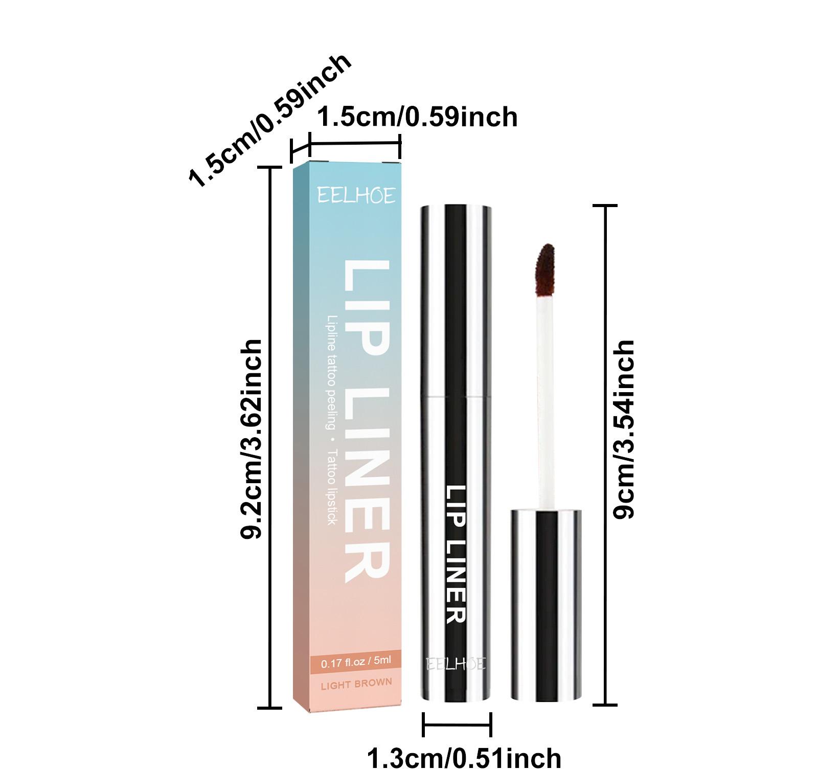 

Отшелушивающийся карандаш для губ Водостойкий Стойкий Карандаш для губ Увлажняющий Блеск для губ Тату Блеск для губ Помады Косметика светло-коричневого