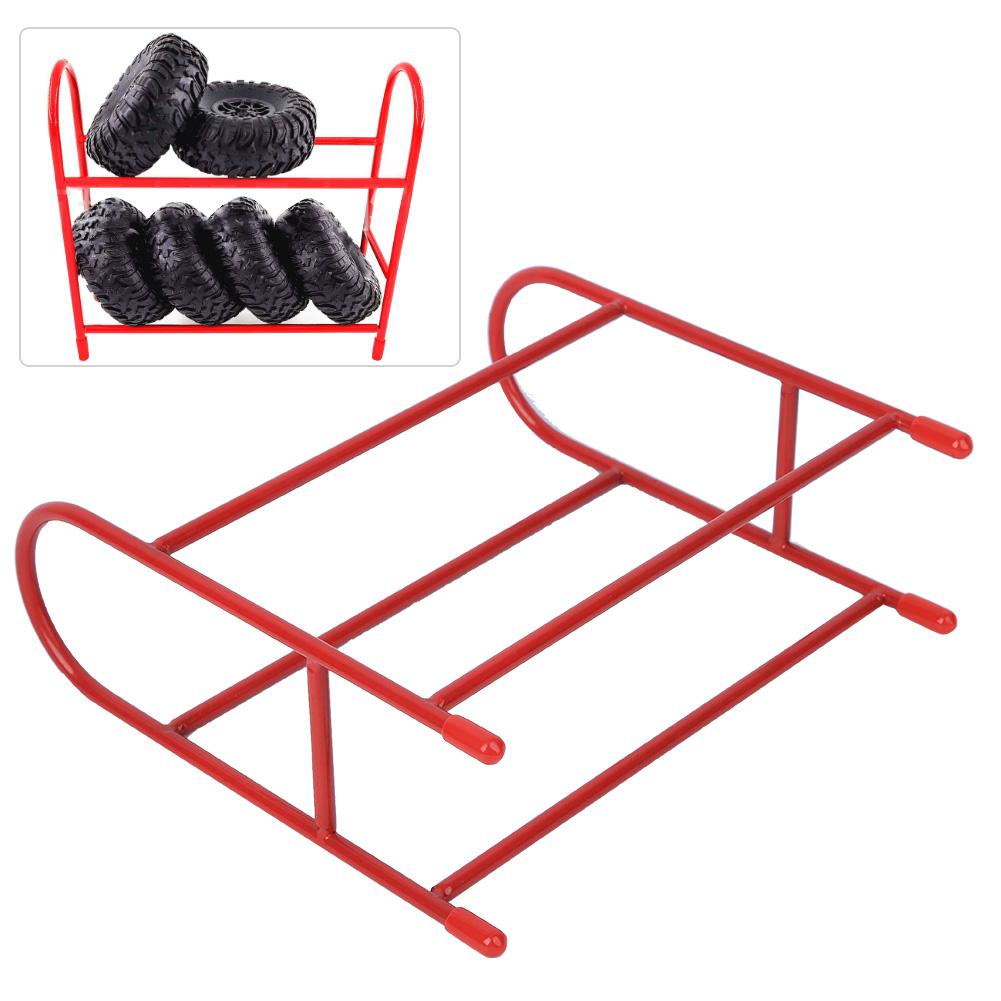 Metal RC Car Tires Storage Rack Wheels Shelf Accessory for 1 10 Scale Remote Control Carred