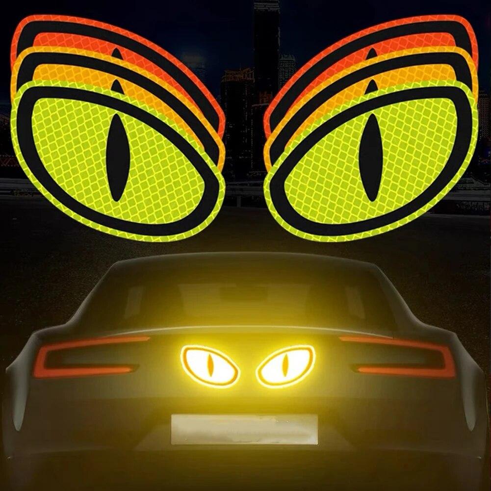 2X Reflective Safety Warning Tape Car Reflective Reflector Sticker Night Driving Safety Decal for Auto Truck Motorcycle Trailer