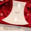 Female Spring and Autumn Benming Year Marriage Red Cotton 10A Antibacterial Briefs