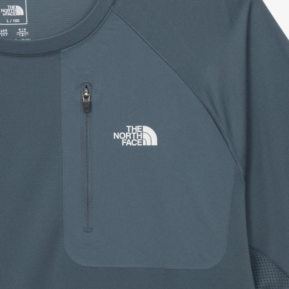 The North Face Men S Short Sleeve Tee nt7uS06b Smoke Blue