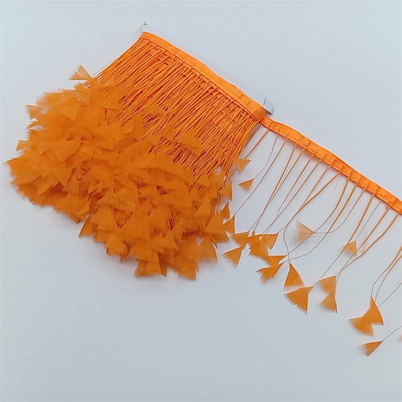 1Yards Pheasant Chicken Feathers Trims Sewing In Dress Fringe For Clothes Diy Needlework Decor Wedding Plume Crafts Accessories