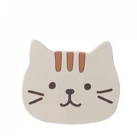 Cat Cute Coaster PVC Tea Coaster Cartoon Silicone Coaster Thermal Insulation Pad Anti-Slip Anti-Scalding Pad Bowl Pad Place Mat