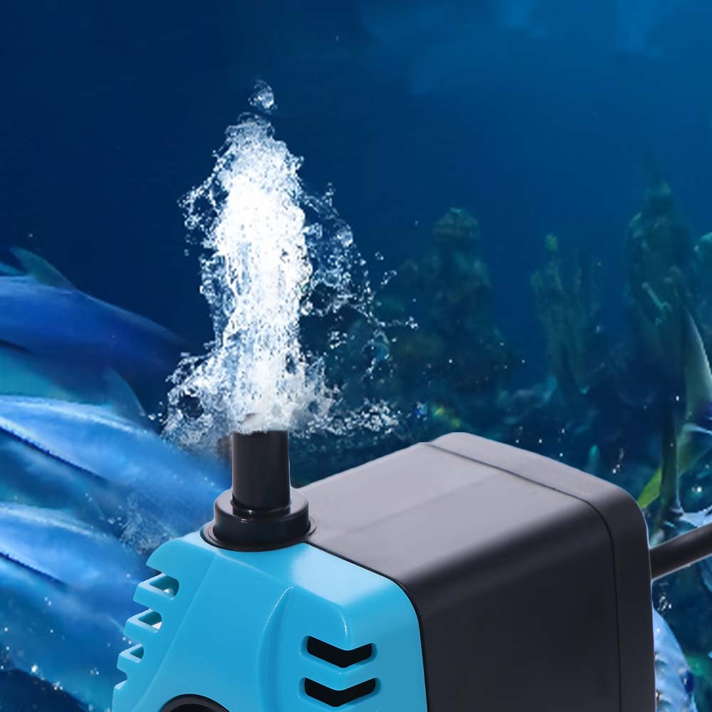 Adjustable Flow Aquarium Submersible Pump 8W Water Circulation Pump  Water Feature