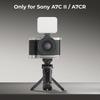 SmallRig A7C Camera Base Plate with AirTag Slot Quick Release Plate for Sony Alpha 7C 7CR 5482 II/A7CR Slots, Built-in Arca/QD Socket/Strap II/Alpha