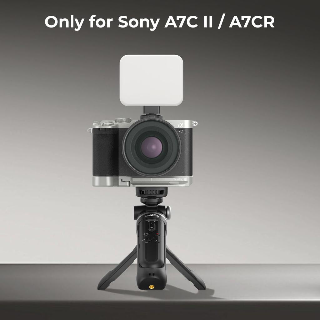 SmallRig A7C Camera Base Plate with AirTag Slot Quick Release Plate for Sony Alpha 7C 7CR 5482 II/A7CR Slots, Built-in Arca/QD Socket/Strap II/Alpha