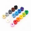 50PCS MOC Bricks Parts Round 2x2 with Axle Hole 3941 Educational Building Blocks Compatible Construction Assembles DIY Toys