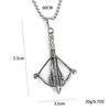 Necklace Hip Hop Anchor Bow and Arrow Fashion Retro Unisex Pendant