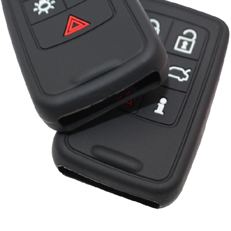Ergonomic Silicone Key Fob Protector Shock Absorbing Design Non Slip Multi Color Option All Climate Resistance For Remotes