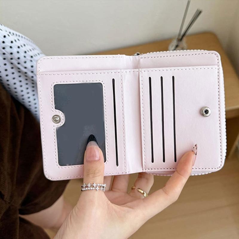 Women Small Compact Wallets Pu Leather Clutch Purses Card Holder Ladies Purse Money Bag,Clutch Purse Bifold Purses