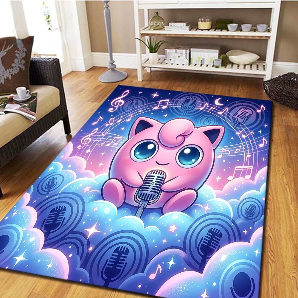 

Pokémon Jigglypuff Cartoon Bedroom Carpet, Digital Printing Floor Rug, Home Decor Movie Mat, Living Room Mat -HYQ71 60x90cm