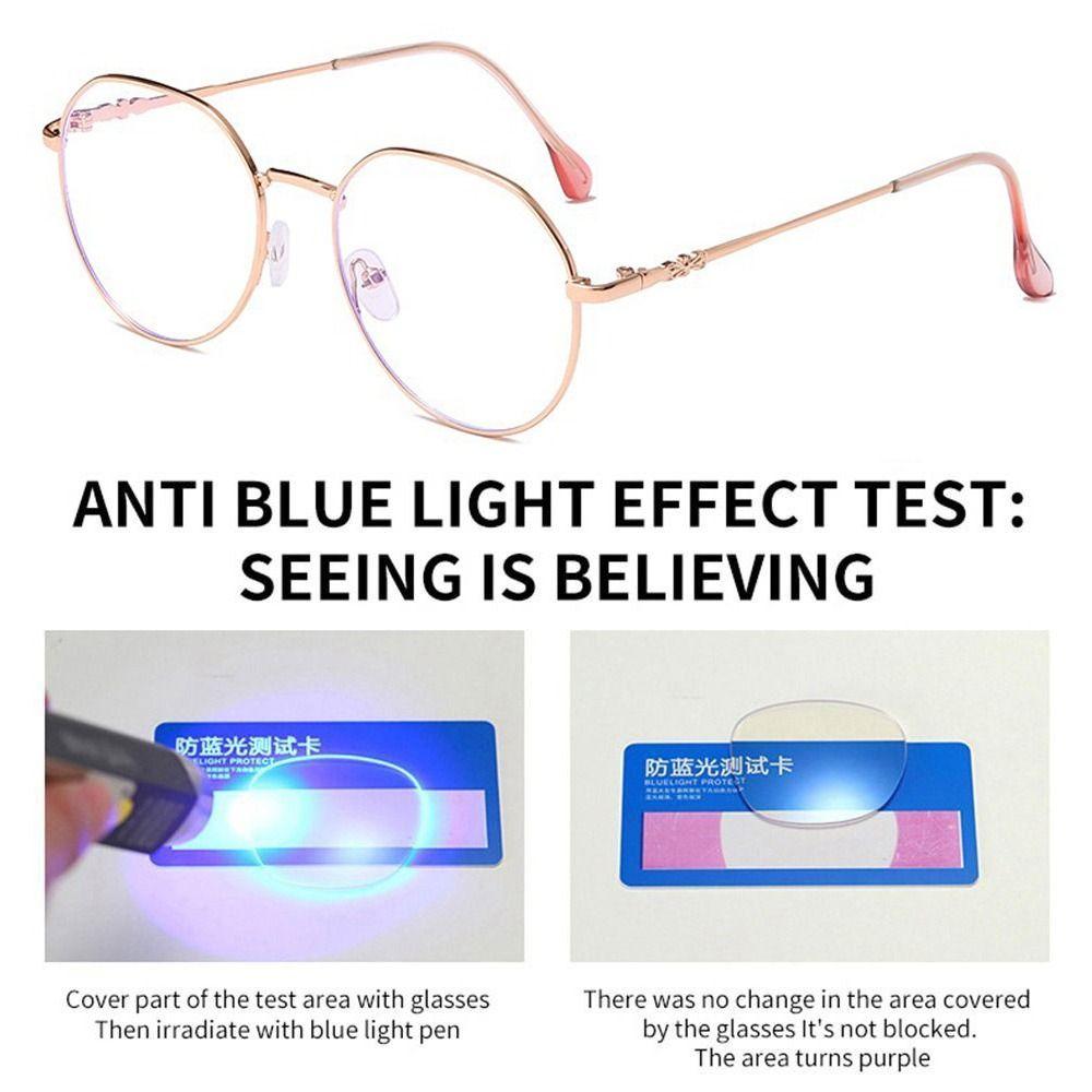 Ins Trend Round Anti-Blue Light Glasses Women Men Designers Optical Spectacle Computer Fashion Eyewear Blocking Reading Eyeglass