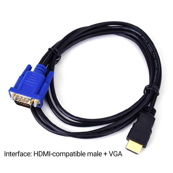 Video Cable 1080P Clear Images Anti-interference High Resolution Driver Free Wide Compatibility Video