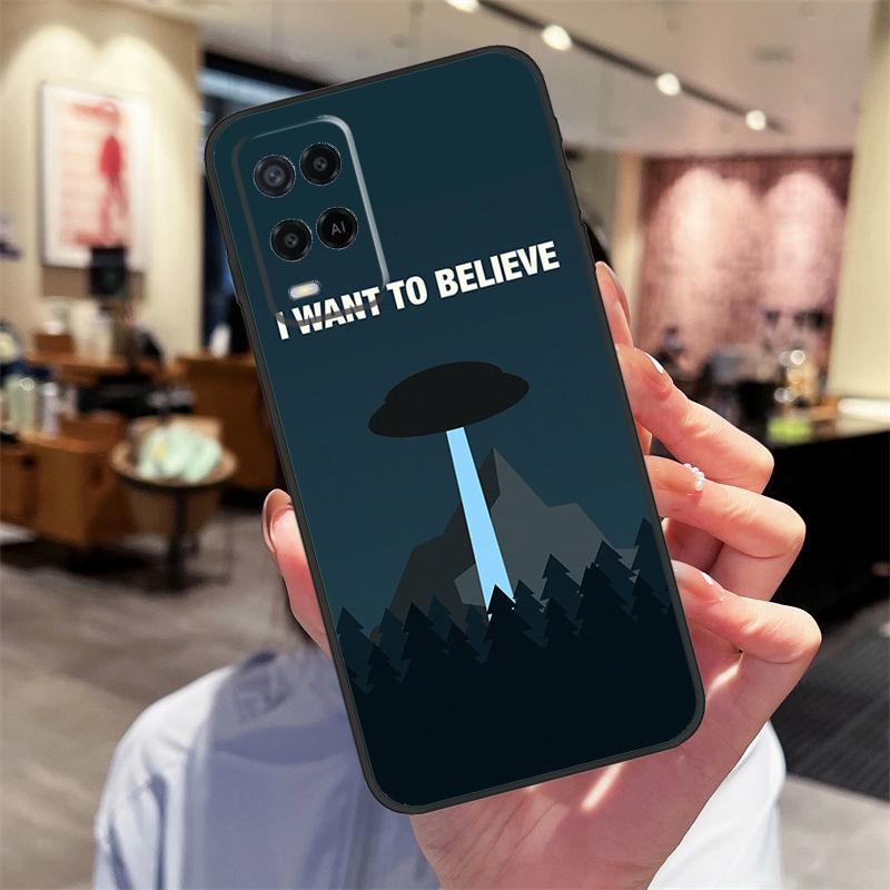 The X Files I Want to Believe Case For Oppo A94 A54 A40 A60 A80 A98 A78 A18 A38 A58 A16 A76 A96 A17 A77 A74 A57S A15 Cover