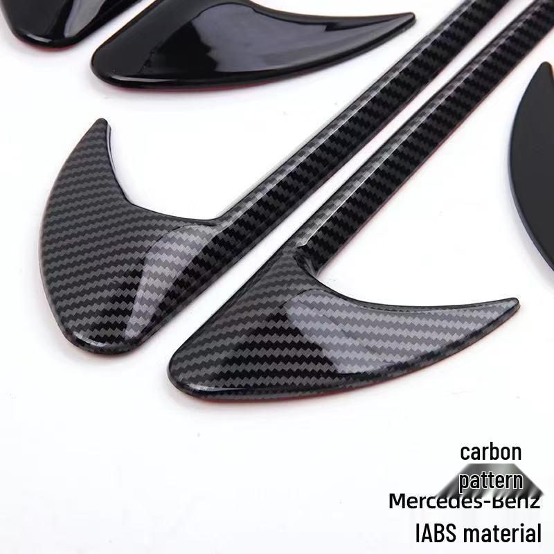 Emblema de Para-lama Mercedes AMG: Compatível com Classe A, Classe B, Classe C, Classe E. Adesivo Protetor de Para-lama Modificado.