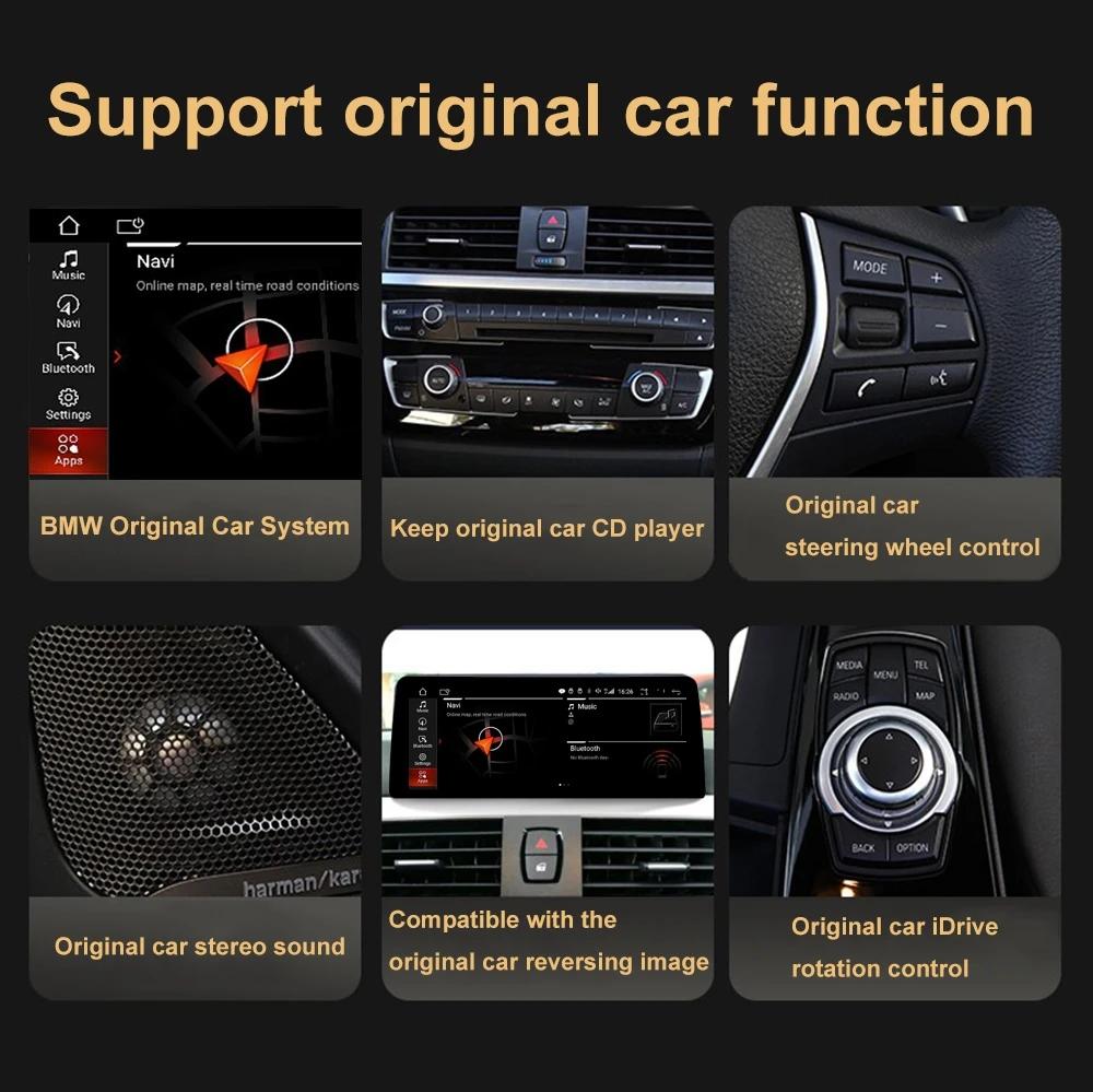 Android 14 For BMW X5 E70 X6 E71 2007 - 2013 Original CCC or CIC System Car Radio Stereo Video Player GPS Navigation Multimedia