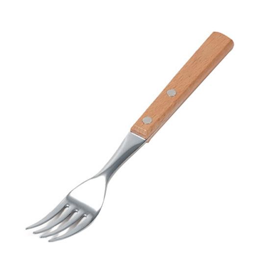 

1/2Pcs Stainless Steel Folding Fork Spoon with Wooden Handle Portable Outdoor Camping Picnic Hiking Travel Food Grade Fork