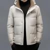 Middle-aged and Elderly Men's Nikki Men's Casual Thickened White Duck Down Jacket Lapel Thickened Jacket Winter