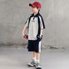 Children's Summer Casual Polo Shirt Two-Piece Set