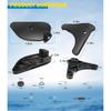 Trolling Motor Ramp & Skid Plate Kit, for Minn Kota Terrova & Riptide Terrova 112 Lb Thrust 4-1/2' Motors BT 2017 & Newer Models