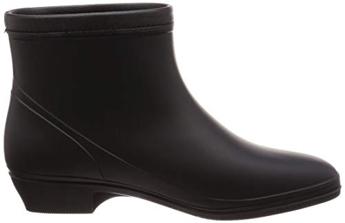 Asahi R308 Women's Gardening Rain Shoes, Made in Japan, Black, Size 24.5 cm, 3E