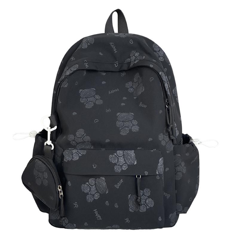 Cartoon Bear Backpack Student Class Schoolbag Lightweight Backpack
