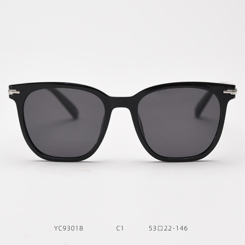 

93018 Ретро Солнцезащитные очки с большой оправой в уличном стиле, Модные солнцезащитные очки Xiaohongshu.