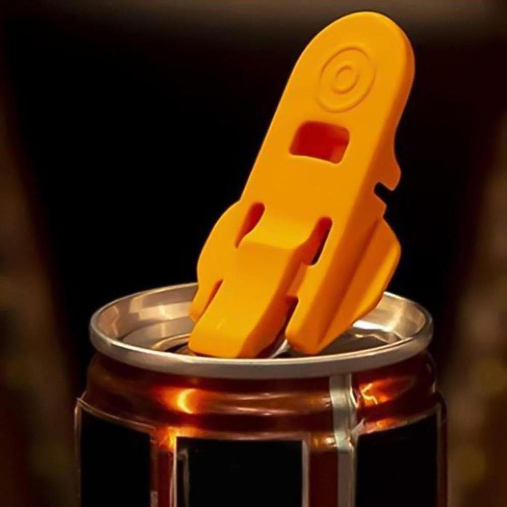 6pcs Easy Can Opener Bottle Opener Plastic Drink Lid Easy To Use Kitchen Gadgets Soda Beer Beverage Can Opener Accessories