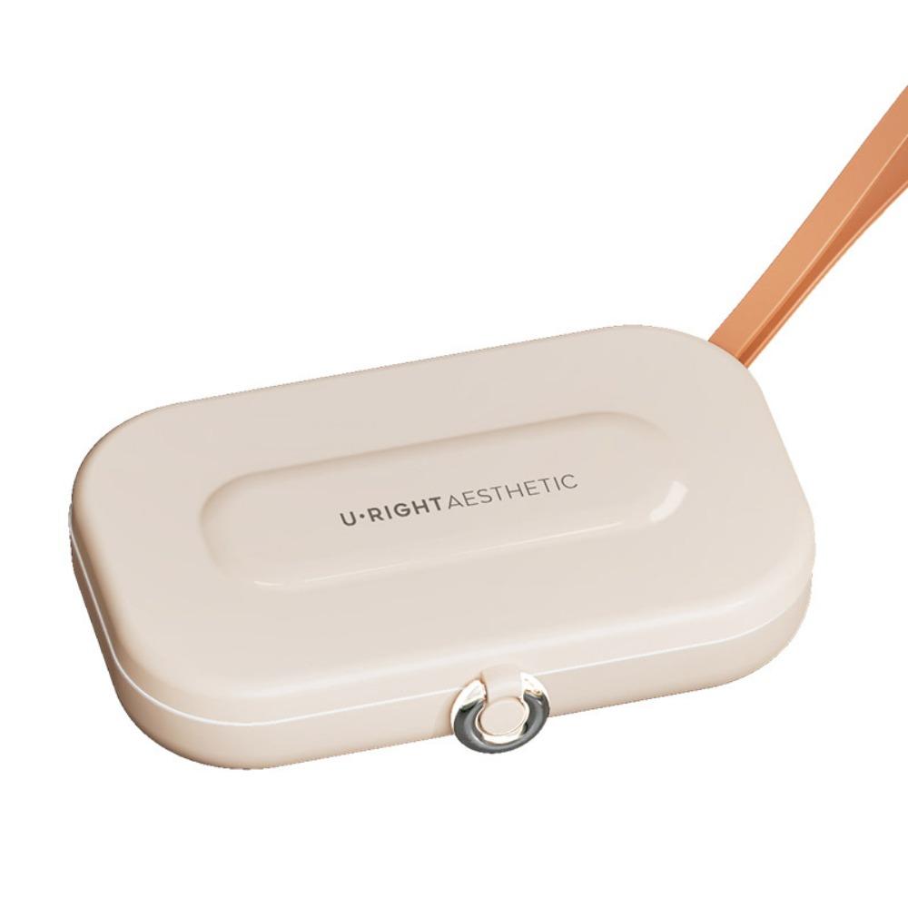 

Weekly Medicine Storage Case Waterproof Tablet Dispenser Container Travel Outdoor small-white