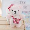 Cute Plush Bear Keychain With Soft Fur For Car And Bag Decor